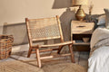 Madrisana Acacia & Rattan Woven Chair