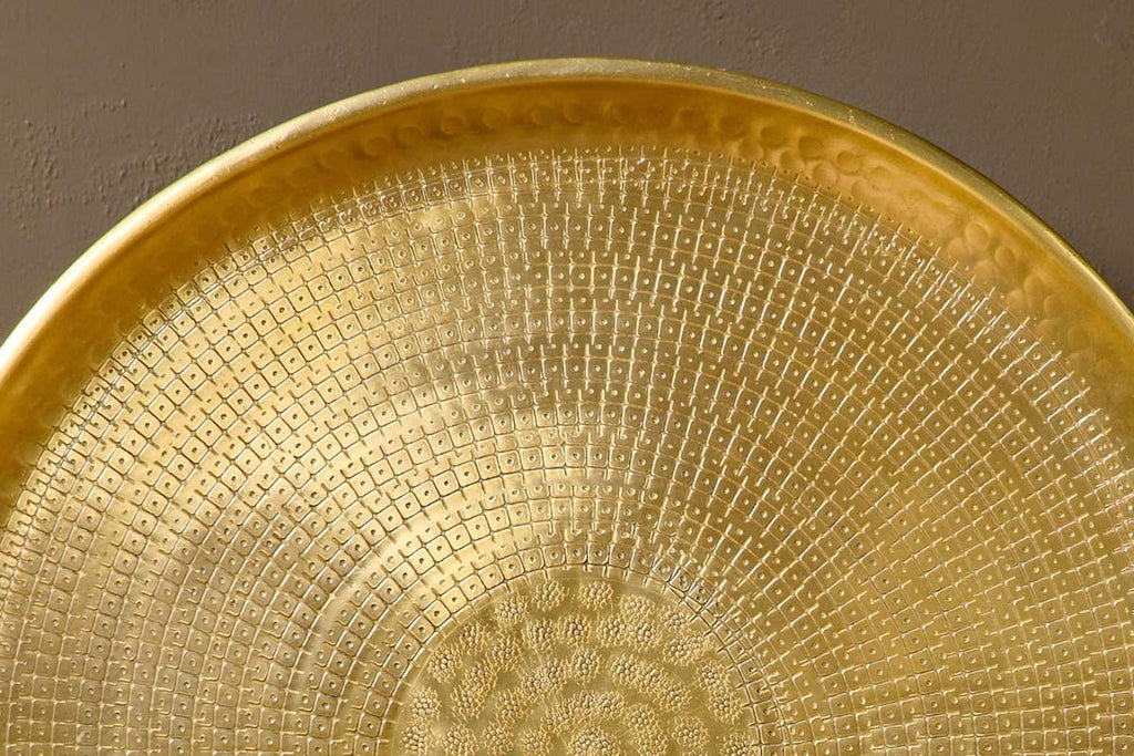 Mahika Tray - Antique Brass