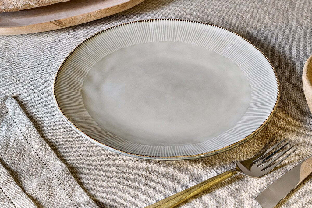 Malia Dinner Plate - Cream