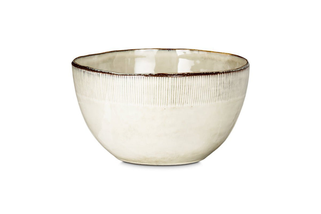 Malia Serving Bowl - Cream