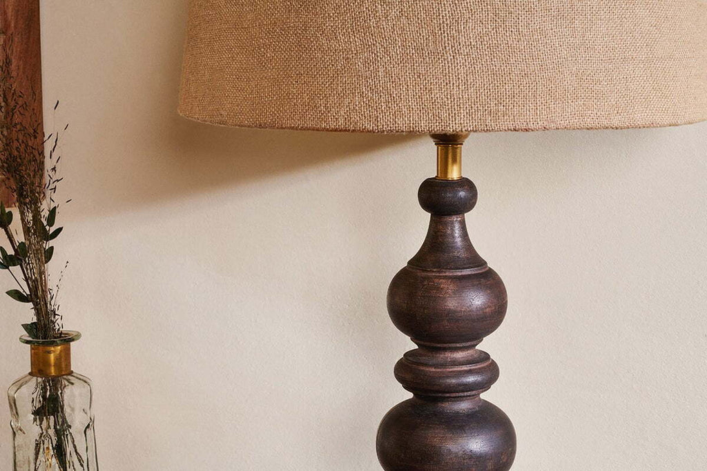 Manua Wood Table Lamp Base - Large
