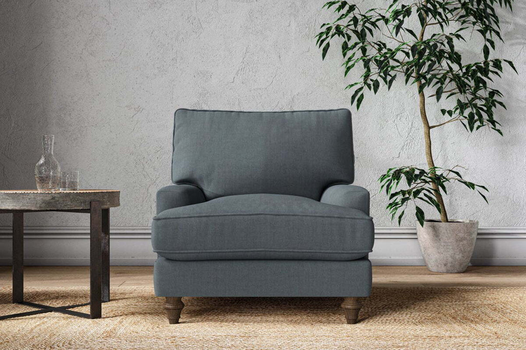 Marri Armchair - Brera Linen Dusk