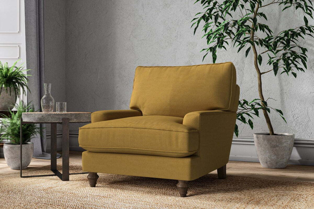 Marri Armchair - Recycled Cotton Ochre