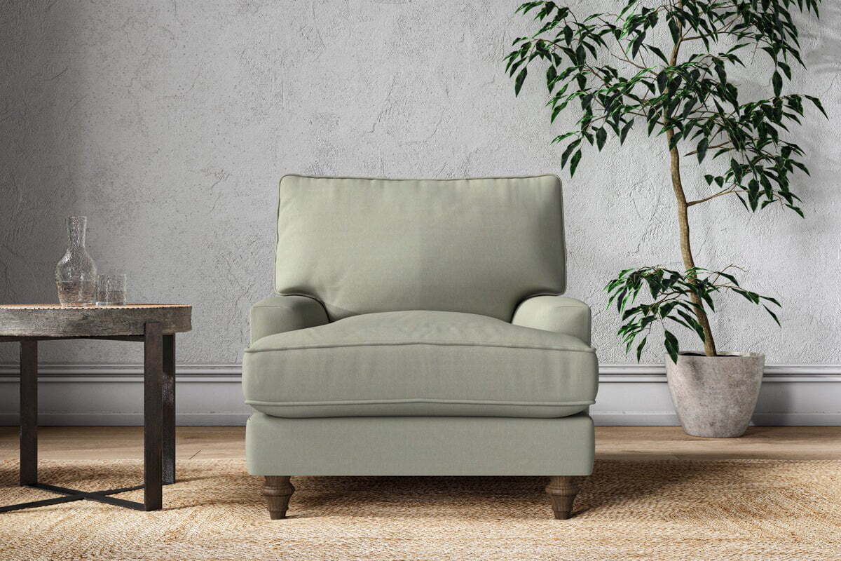 Marri Armchair - Recycled Cotton Seaspray