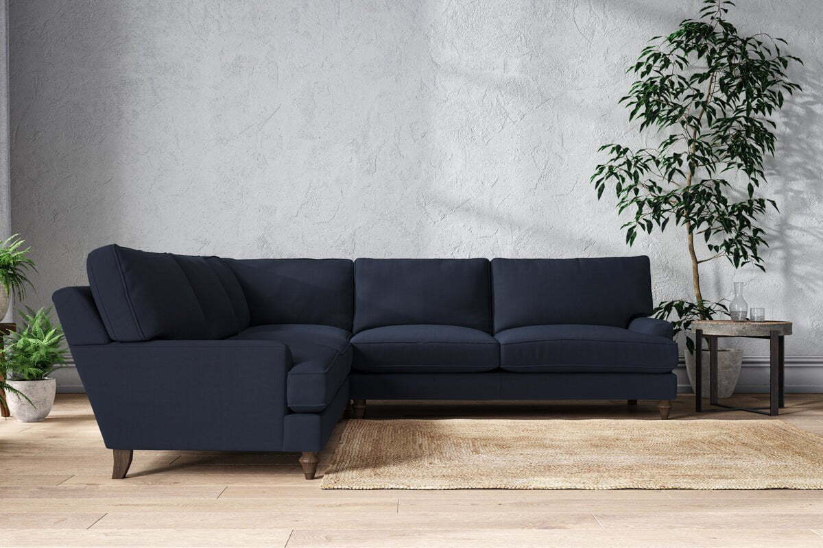 Marri Grand Corner Sofa - Brera Linen Indigo