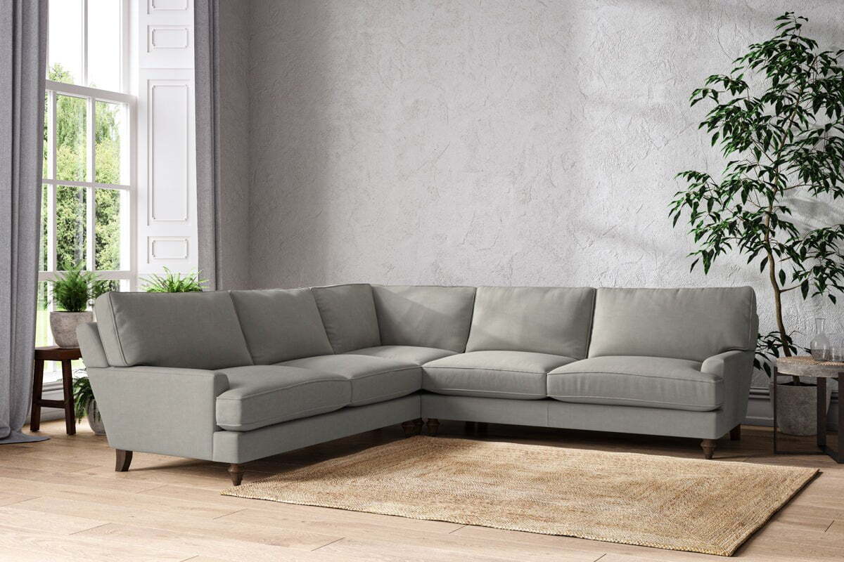 Marri Grand Corner Sofa - Brera Linen Smoke