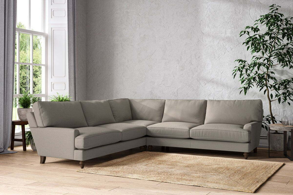 Marri Grand Corner Sofa - Recycled Cotton Flax