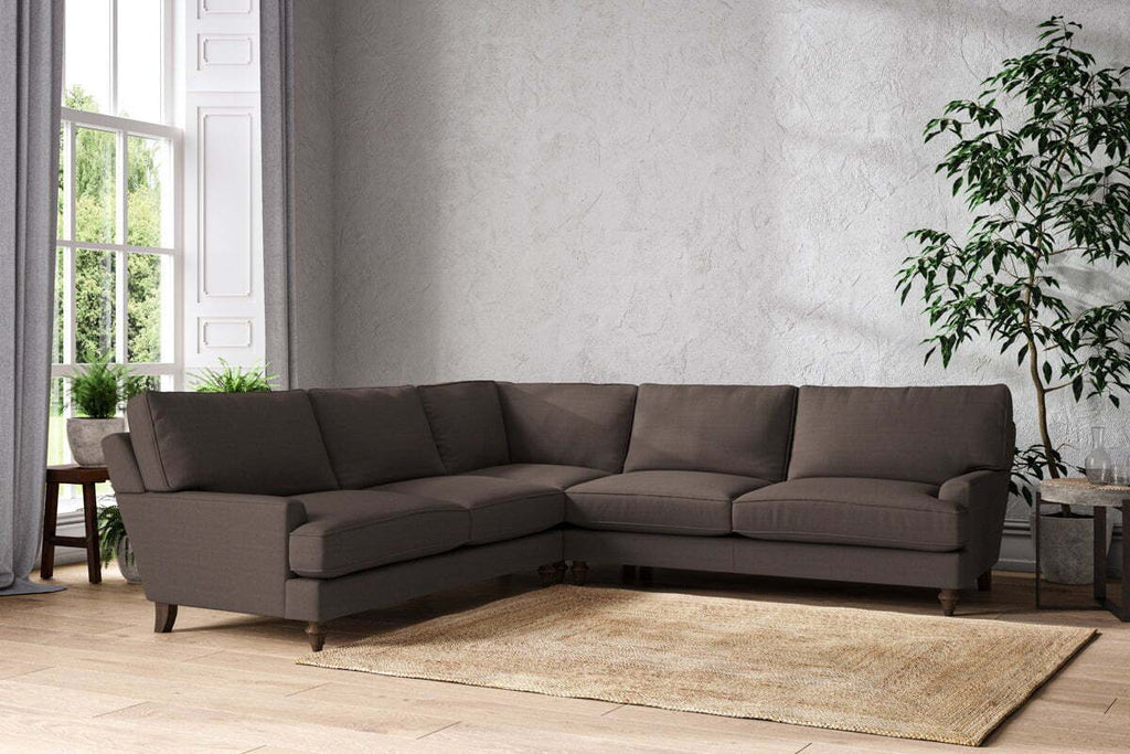 Marri Grand Corner Sofa - Recycled Cotton Mocha