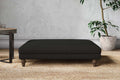 Marri Grand Footstool - Brera Linen Charcoal