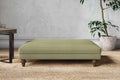Marri Grand Footstool - Brera Linen Sage