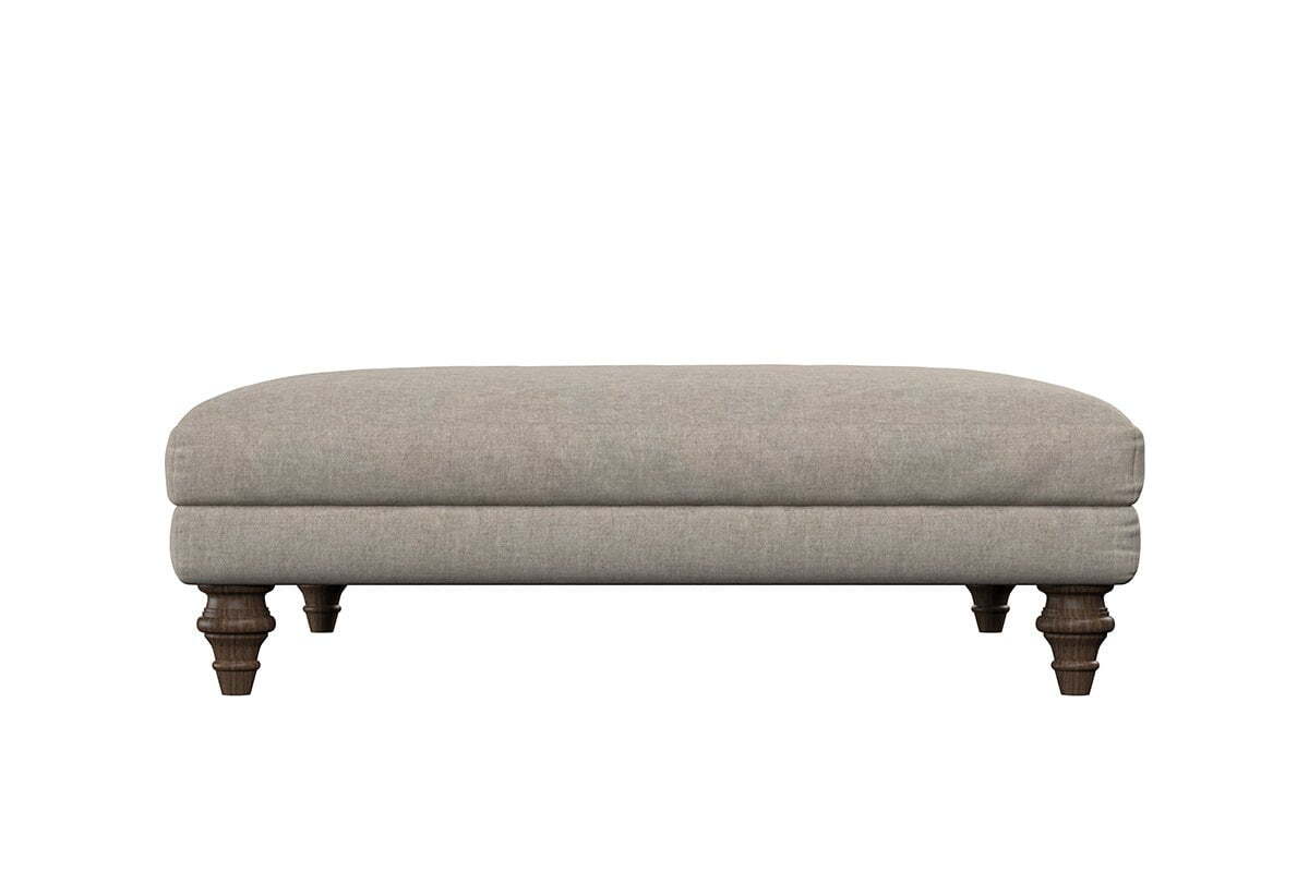 Marri Grand Footstool - Brera Linen Smoke
