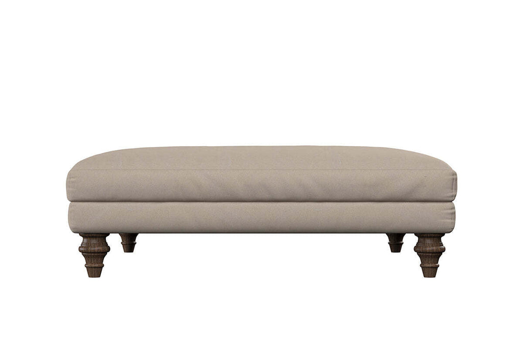 Marri Grand Footstool - Recycled Cotton Lavender