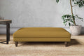 Marri Grand Footstool - Recycled Cotton Ochre
