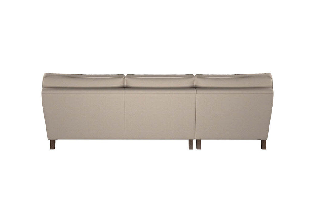 Marri Grand Left Hand Chaise Sofa - Recycled Cotton Fatigue