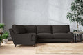 Marri Grand Left Hand Corner Sofa - Brera Linen Espresso