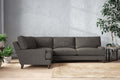 Marri Grand Left Hand Corner Sofa - Brera Linen Granite