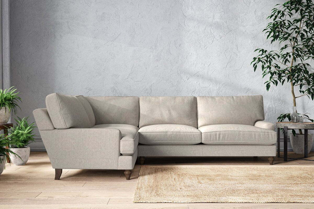Marri Grand Left Hand Corner Sofa - Brera Linen Natural