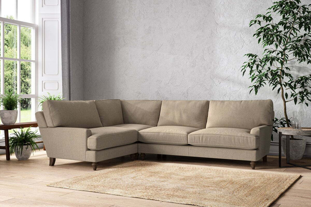 Marri Grand Left Hand Corner Sofa - Brera Linen Pebble