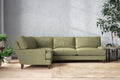 Marri Grand Left Hand Corner Sofa - Brera Linen Sage