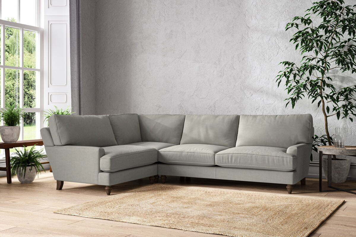 Marri Grand Left Hand Corner Sofa - Brera Linen Smoke