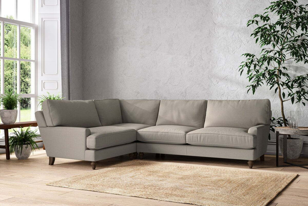Marri Grand Left Hand Corner Sofa - Recycled Cotton Flax