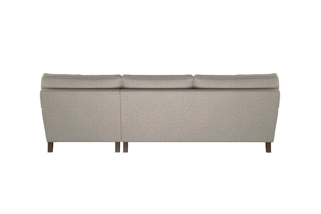 Marri Grand Right Hand Chaise Sofa - Brera Linen Chestnut