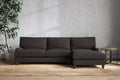Marri Grand Right Hand Chaise Sofa - Brera Linen Espresso