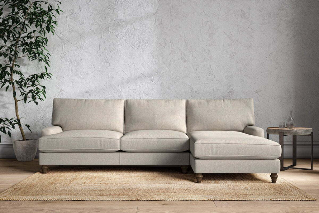 Marri Grand Right Hand Chaise Sofa - Brera Linen Natural