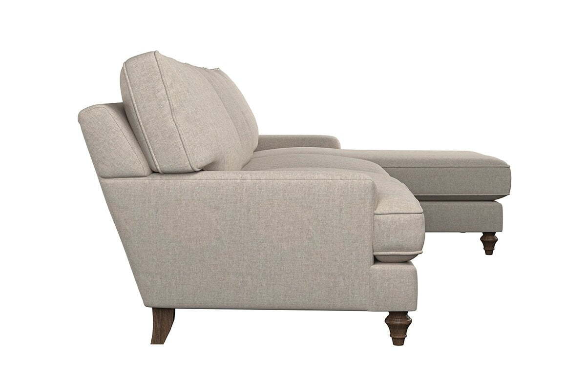 Marri Grand Right Hand Chaise Sofa - Brera Linen Sage