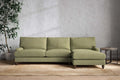 Marri Grand Right Hand Chaise Sofa - Brera Linen Sage