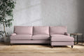 Marri Grand Right Hand Chaise Sofa - Recycled Cotton Lavender
