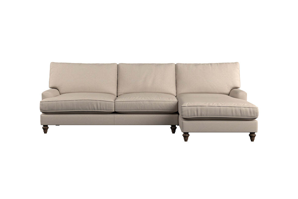 Marri Grand Right Hand Chaise Sofa - Recycled Cotton Seaspray