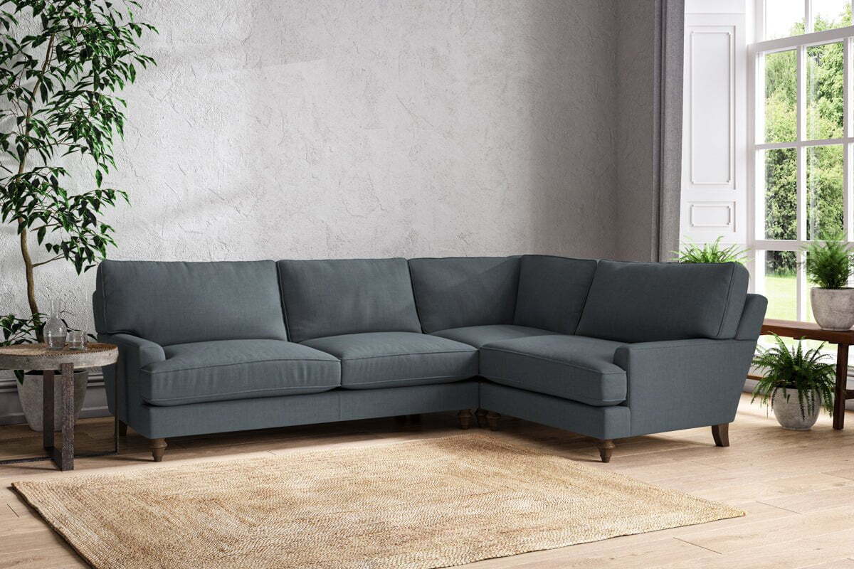 Marri Grand Right Hand Corner Sofa - Brera Linen Dusk