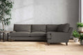 Marri Grand Right Hand Corner Sofa - Brera Linen Granite