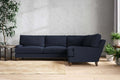 Marri Grand Right Hand Corner Sofa - Brera Linen Indigo