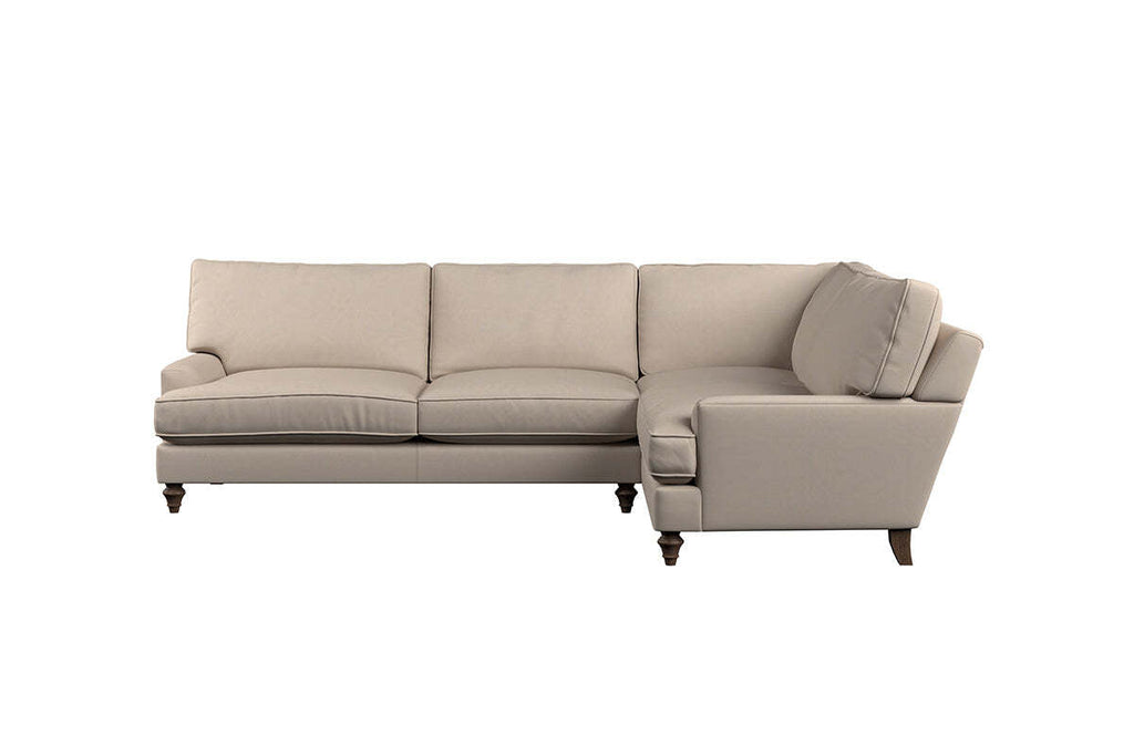 Marri Grand Right Hand Corner Sofa - Recycled Cotton Fatigue