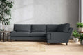 Marri Grand Right Hand Corner Sofa - Recycled Cotton Thunder
