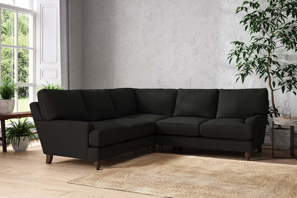 Marri Large Corner Sofa - Brera Linen Charcoal