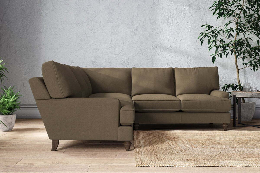 Marri Large Corner Sofa - Brera Linen Chestnut