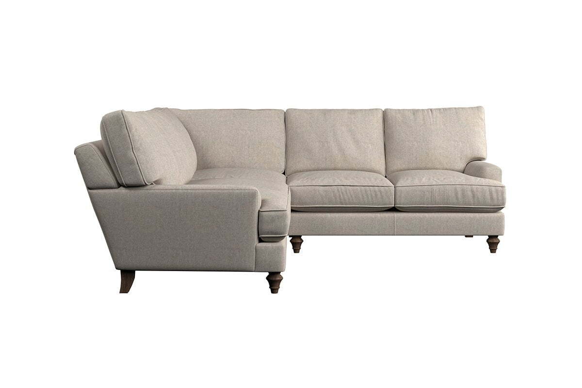 Marri Large Corner Sofa - Brera Linen Espresso