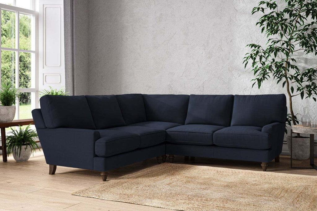 Marri Large Corner Sofa - Brera Linen Indigo