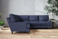 Marri Large Corner Sofa - Recycled Cotton Navy