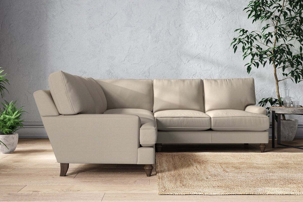 Marri Large Corner Sofa - Recycled Cotton Stone