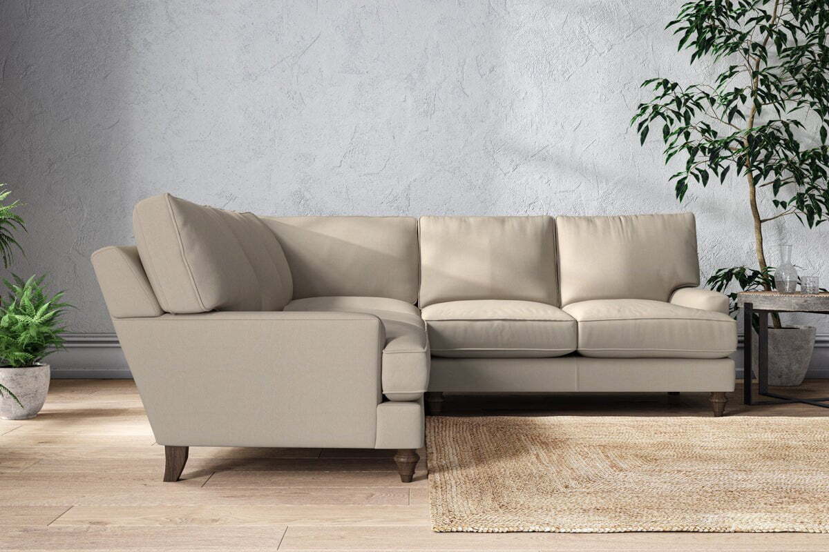 Marri Large Corner Sofa - Recycled Cotton Stone