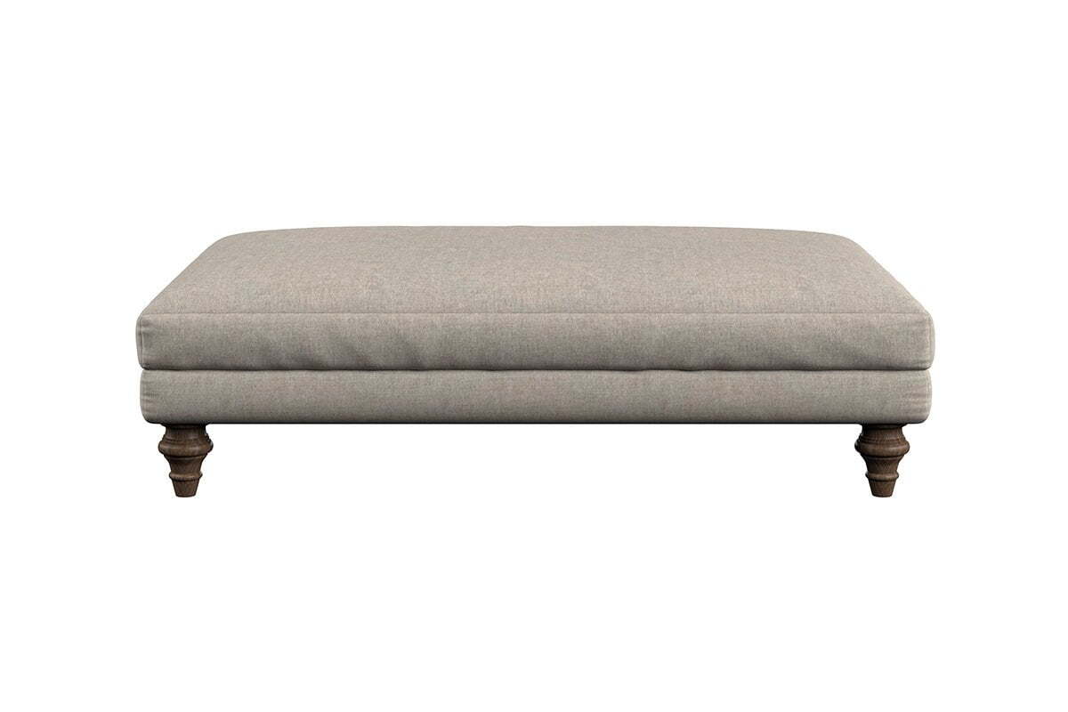 Marri Large Footstool - Brera Linen Sage