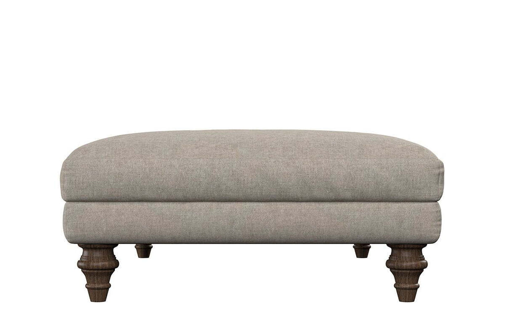 Marri Large Footstool - Brera Linen Smoke