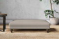Marri Large Footstool - Recycled Cotton Flax