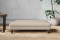 Marri Large Footstool - Recycled Cotton Stone