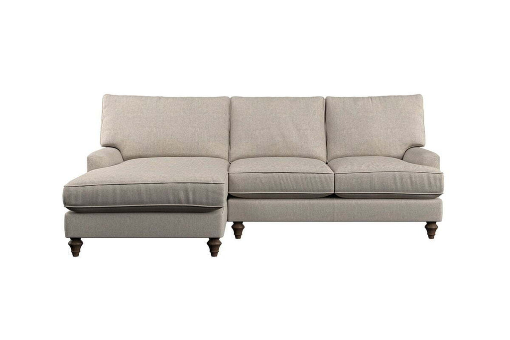Marri Large Left Hand Chaise Sofa - Brera Linen Dusk