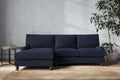 Marri Large Left Hand Chaise Sofa - Brera Linen Indigo